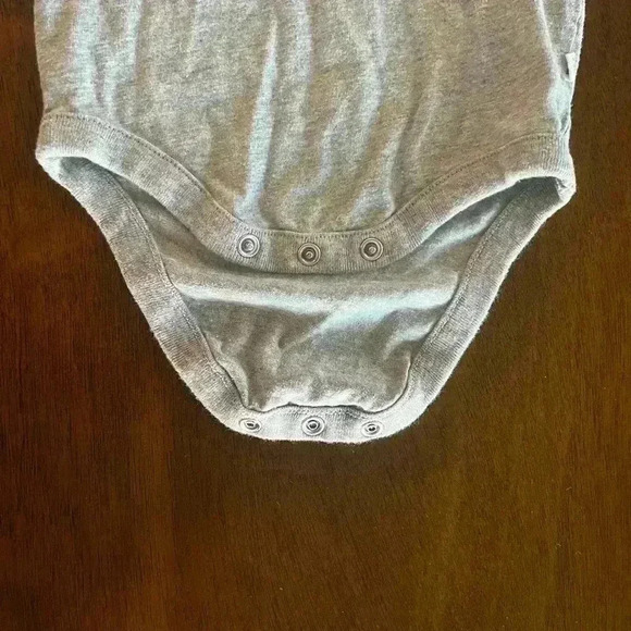 Lot of 2. Bodysuits for Boys. Garanimals and Baby GAP Grey and Blue 0-3 Months - Picture 11 of 14